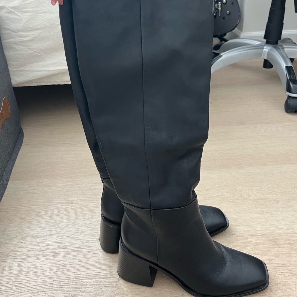Sam Edelman knee high boots black